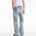 Men's Clothing Spring And Autumn Cool Vintage Washed Denim Jeans For Men - Classic Straight Fit, Distressed Casual Trousers With Retro Style_mkmklike.com