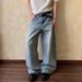 Cleanfit Washed Bamboo Denim Jeans – High Street Wide Leg Drape Pants For Men & Women (Blue/Black, S-3XL)_mkmklike.com