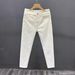 Men's Slim Fit Skinny Jeans Solid Color Trendy Casual White Pants Low Waist Standard Thickness Slight Stretch For Younger Men_mkmklike.com