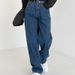 Men's Clothing Men's Stretch Denim Jeans Spring Summer Loose Straight Leg Trousers For Formal & Casual Plus Size Straight Leg Jeans_mkmklike.com