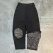 Men's Jeans Y2K Hip Hop Fashion Distressed Ripped English Letter Print Oversized Black Retro Men Women Loose Casual_mkmklike.com