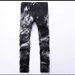 Men's Clothing Men's Stretch Graphic Jeans – 3D Wolf Print Slim Fit Clubwear (S-4XL)_mkmklike.com