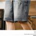 Summer Thin Stretch Men's Slim Fit Jeans Trendy Casual Mid Length Five Point Pants High Street Style For Youth_mkmklike.com