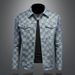 Loom Europe Station 2025 Autumn New Denim Turn-Down Collar Jacket Coat 7621 Men's Clothing_mkmklike.com