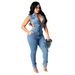 Women’s Clothing new wear fashionable denim women's modified jumpsuit_mkmklike.com