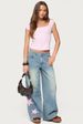 Women's Printed Casual Loose Slimming Mid Waist Leg Jeans Spring Fashion High Waist Skinny Jeans Style_mkmklike.com