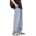 American High Street Hooligan Handsome Jeans For Men In Autumn, Showing Off Height And Thinness, Loose Wide Pants,_mkmklike.com