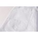 White Handmade Crease Whisker Flared Jeans, Unisex Minimal Stacked Pants, Breathable Fabric, Ideal For Hot Summer Outings_mkmklike.com