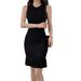 Women's Clothing Pit stripes slim hip fishtail dress_mkmklike.com