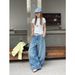 ICC Early Spring New Style Relaxed Fit Oversized Balloon Pants With Three-dimensional Segmentation Loose Jeans For Women_mkmklike.com
