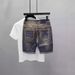 Men's Clothing Denim Shorts Men's Summer American Loose Pants Baita Casual Shorts Control_mkmklike.com