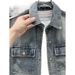 American New Autumn Wasteland Style Men's Trendy Flowing Wash Collar Denim Jacket Casual Hundred_mkmklike.com