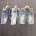 Japanese Streetwear Distressed Denim Shorts – Vintage Washed & Oversized Fit (Light Blue, Sizes 28-36)_mkmklike.com