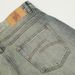 Distressed Washed Denim Scimitar Men Street Fashion Punk Design Stitching Pressed Seam Loose Wide-Leg Cargo Long Pants_mkmklike.com