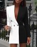 Women's Fashion Professional V-neck Cardigan Small Suit Small Suit_mkmklike.com