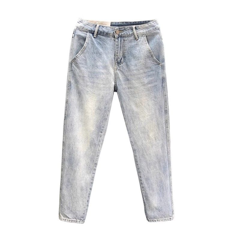Men's Slim Fit Stretch Jeans - Premium Lightweight Denim Pants For Spring & Summer (Blue, 28-34 Waist)_mkmklike.com