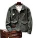 Retro Denim Jacket Men's Spring And Autumn Trend Loose Oversized Workwear Jacket Men_mkmklike.com