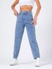 K Women's Denim Casual Classic Cropped Pants, New Hip Lifting Pants_mkmklike.com