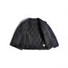 Japanese Retro Fine Plaid Autumn Winter Jacket Trendy Loose Layered Collarless Quilted Cotton Workwear Coat Men's Style_mkmklike.com