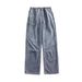 Black Gray Jeans Men's Straight Loose Wide Leg Spring New Style American High Street Micro Flared Pants_mkmklike.com