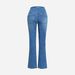 Women's Clothing Denim Flared Pants European American Style Crossover Elastic Waist Hip Lifting Design Women's Clothing_mkmklike.com