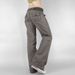 European And American Style Personality Street Slim Fit Cargo Women Straight Wide Leg Pants Tie Low Waist Casual Jeans_mkmklike.com