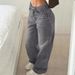 Women's Clothing Wholesale Grey Straight Leg Jeans For Women – Factory Direct Classic Denim Pants (S-XXL)_mkmklike.com