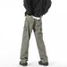 Men's Clothing & Archer0603 & Men's Cargo Jeans Outdoor Paratrooper Pants Versatile Straight Leg Wide Leg Pants Retro Cargo Pants_mkmklike.com