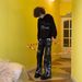 Dark Punk Streetwear Jeans For Men & Women – Y2K Color Block Denim Pants, Baggy Wide Leg Casual Jeans, Harajuku Fashion, Unisex Grunge Style_mkmklike.com