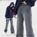WHOOWAP Vintage Washed Flared Jeans Distressed Details Classic Blue 90s Retro Streetwear Denim S-L 95% Cotton_mkmklike.com