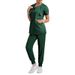 Women's ready-to-use oral dentist surgical gown split toiletry suit elastic quick-drying hospital nurse uniform_mkmklike.com