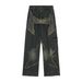 Men’S Vintage Washed Star Patchwork Denim Jeans – Relaxed Fit, Raw Hem, Distressed Detailing (S-Xxl, Blue/Navy, 76% Cotton)_mkmklike.com