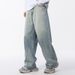 American High Washed Jeans For Men Loose Street Straight Vibe Style Versatile Wide-Leg Long Pants_mkmklike.com