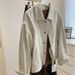 Women's Clothing Denim Jacket Versatile Slim Loose Beige Denim Jacket With Contrast Stitching - Oversized Casual Cropped Coat For Spring & Autumn_mkmklike.com