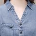 Fashionable And Elegant POLO Collar Denim For Women's Summer 2025 New Slim Fit Temperament Mid Length Dress_mkmklike.com