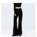 Black Flared Jeans For Women, New Spring Style, High-waisted, Slimming, Loose-fitting, Bell-bottom Long Pants_mkmklike.com