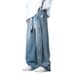 Men's Clothing 3D Cut US Printed Jeans Men's Hot Selling Trendy Loose Straight Leg Wide Leg Jeans_mkmklike.com
