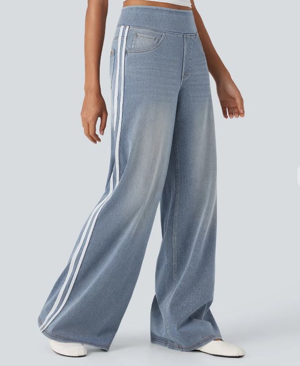Women's Mid Waist Slimming Loose Straight Leg Jeans Floor Length Fashion Denim Style Autumn Winter New Clothing For Ladies_mkmklike.com