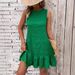 Women's Clothing sleeveless vest dress new back tie ruffle dress_mkmklike.com