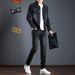 Loom Men's Suit Korean Trendy Jacket Classic Coat European And American Style Denim Clothes Pants High-Quality Two-Piece Set_mkmklike.com