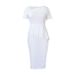 Women's Clothing temperament commuting fashion slope collar dress_mkmklike.com