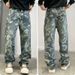 Men's Clothing Casual Washed Denim Jeans Loose Fit Versatile Relaxed Fit Washed Jeans – Classic Straight-Leg Denim Pants For Casual Comfort (XL-3XL)_mkmklike.com