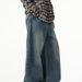 Men's Clothing New Curved Blade Design Banana Sickle Pants American Retro Patchwork Deconstructed Jeans For Men And Women Wide Leg Long Pants_mkmklike.com