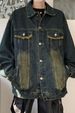 Loom Men's Denim Spring Autumn Washed Vintage Design Trendy Brand European American Street Sty Bomber Jacket Casual_mkmklike.com