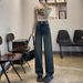 Women's Straight-leg Jeans, 2026 New Model, High-waisted, Petite-friendly, Wide-leg Pants, Leg-lengthening Design,_mkmklike.com