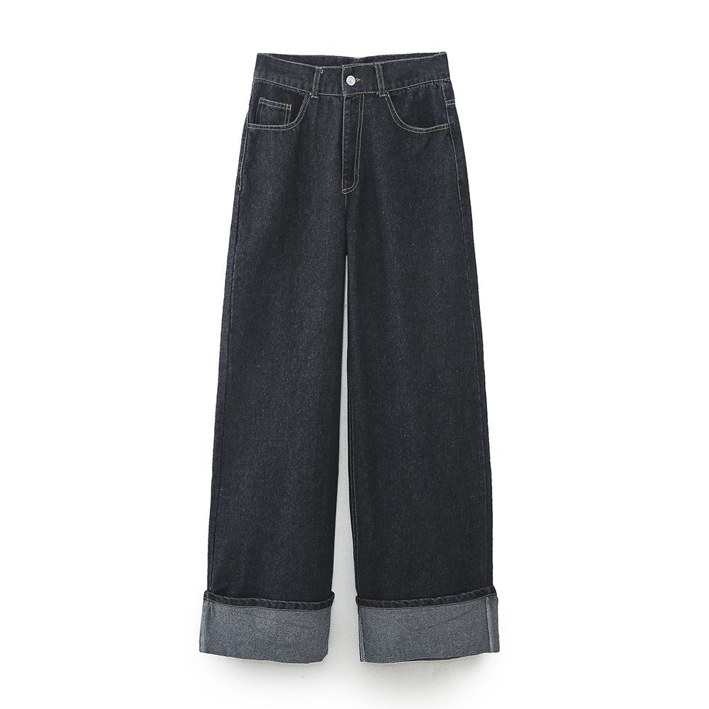 Distressed Denim Jacket & Rolled Hem Jeans Set – Vintage Western Two-Piece Outfit With Adjustable Waist Tie_mkmklike.com