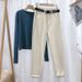 Women's Denim Straight Pants Female Student Autumn Wear New Slim High Waist Loose Nine Points Harem Carrot Pants_mkmklike.com
