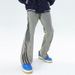 Men's Straight Leg Slim Fit Jeans Distressed Zipper Washed Yellow Mud Dyed High Street Slightly Flared Loose Jeans_mkmklike.com