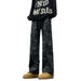American High Street Vibe Camouflage Jeans Men's Spring And Autumn New Trendy Brand Ruffian Handsome Wide-leg Logging Scimitar Overalls_mkmklike.com