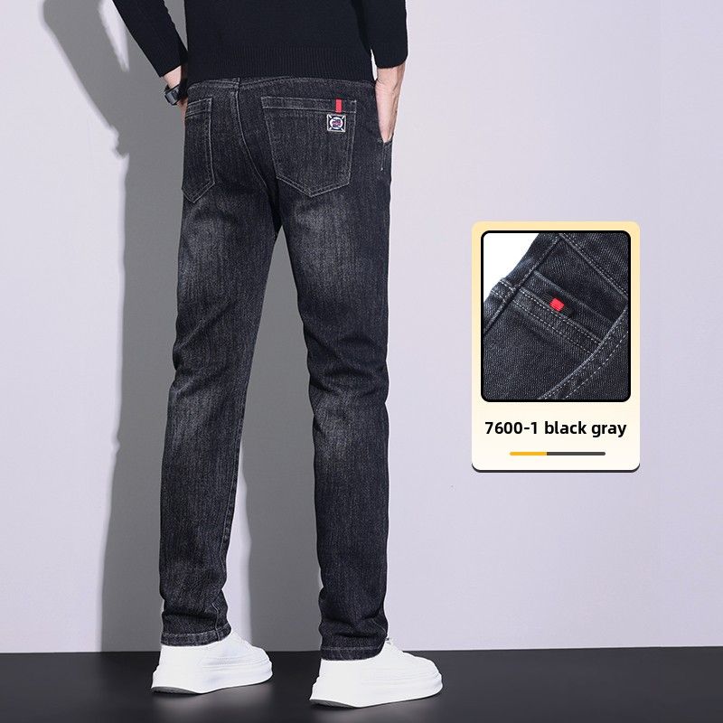 Loose Straight Men's Jeans Plus Size Pants Casual Pants Men's_mkmklike.com